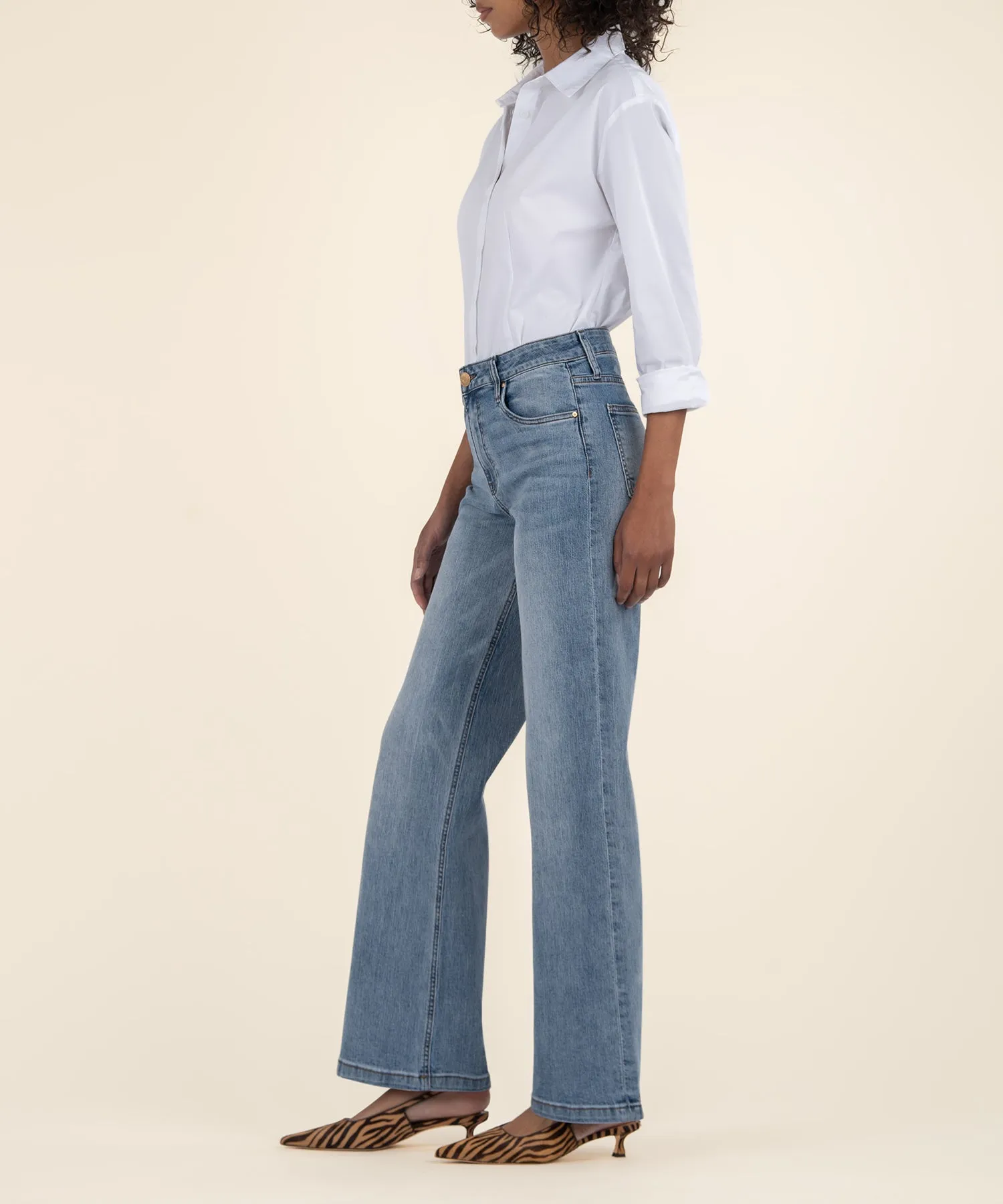 Jean High Rise Wide Leg, Petite