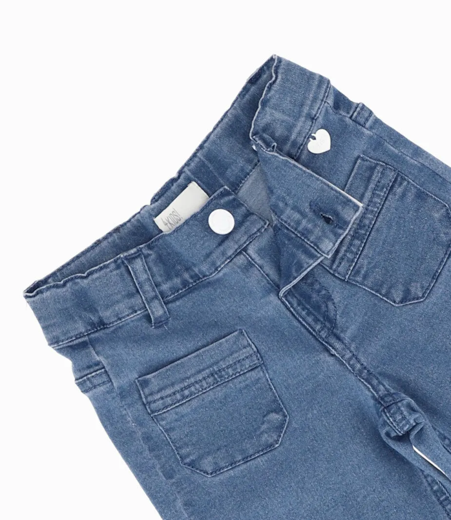 Jeans bebé niña wide leg