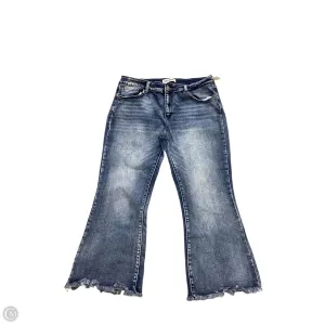Jeans Cropped By Cmc In Blue Denim, Size: 16