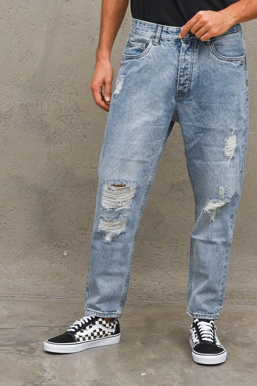 Jeans Cropped - Colore Unico