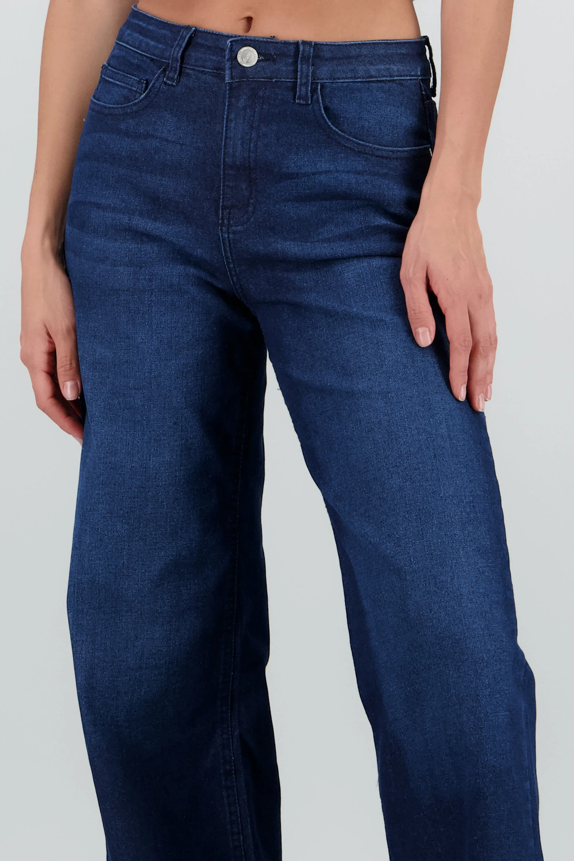 Jeans wide leg básicos