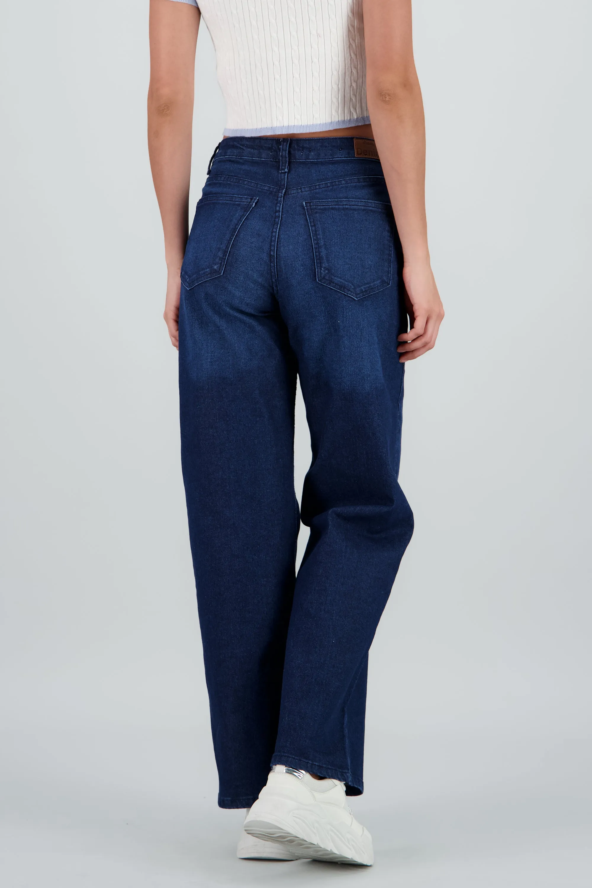 Jeans wide leg básicos