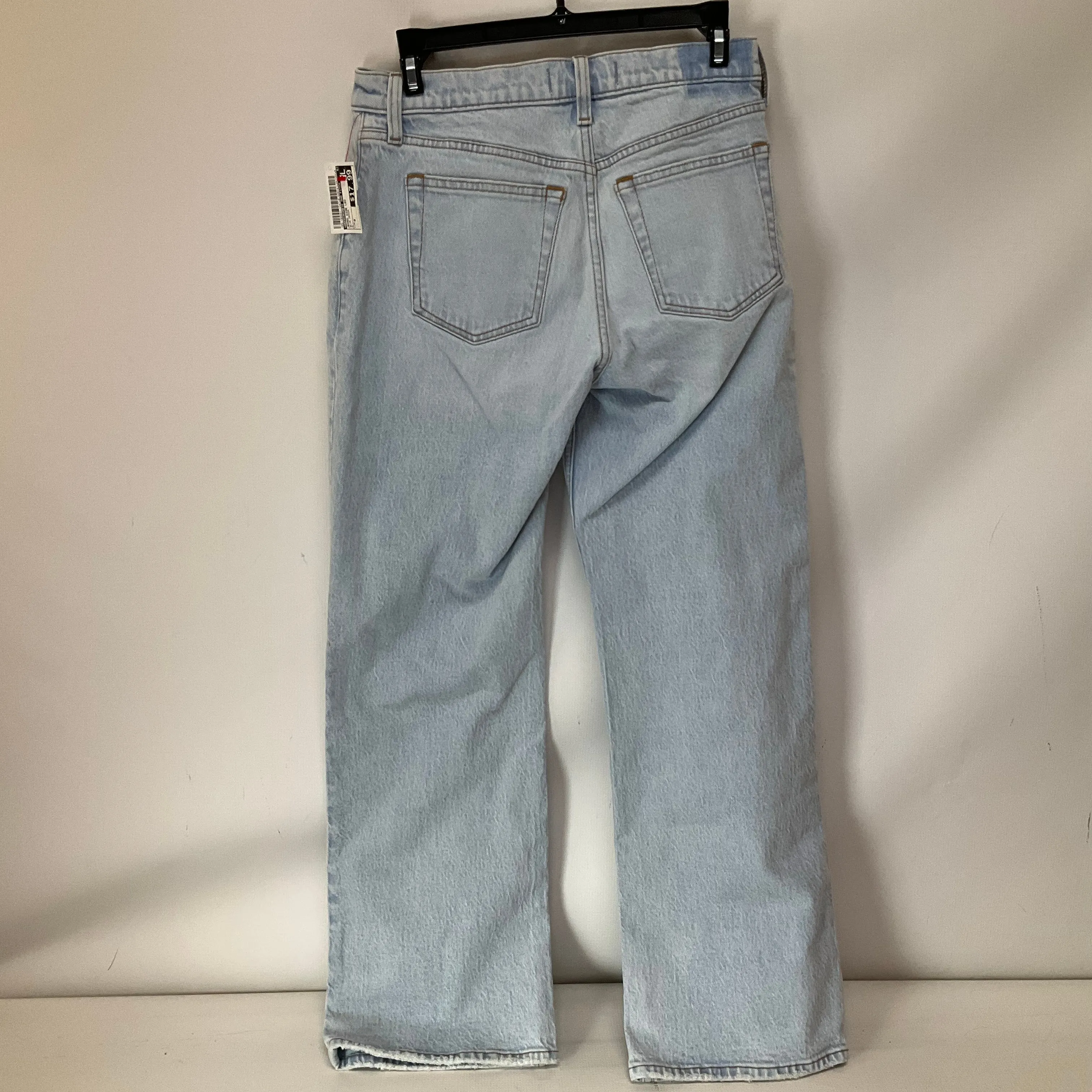 Jeans Wide Leg By Abercrombie And Fitch In Blue Denim, Size: 0