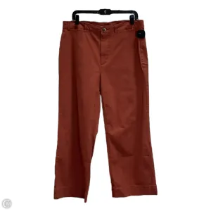 Jeans Wide Leg By Old Navy In Orange Denim, Size: 14