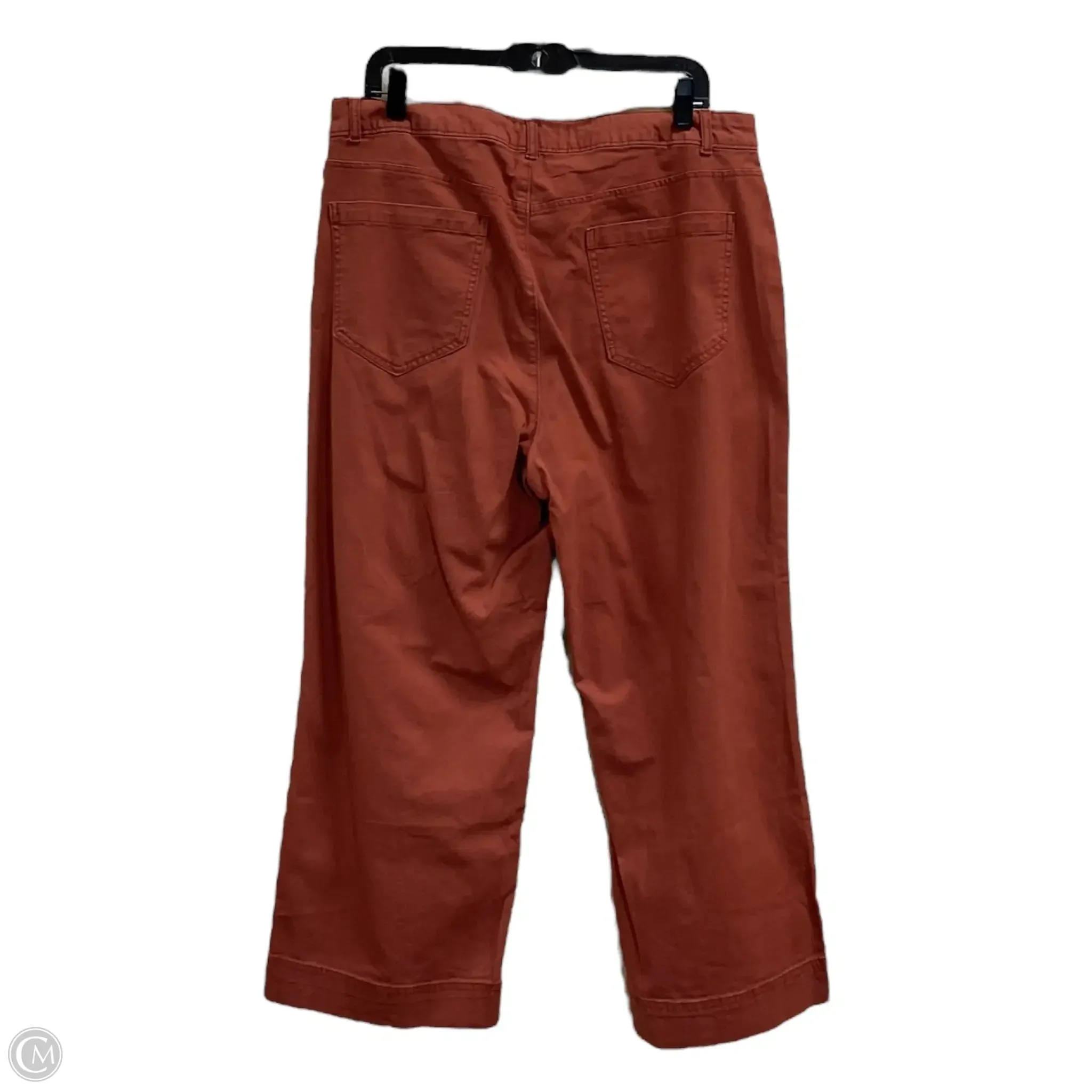 Jeans Wide Leg By Old Navy In Orange Denim, Size: 14