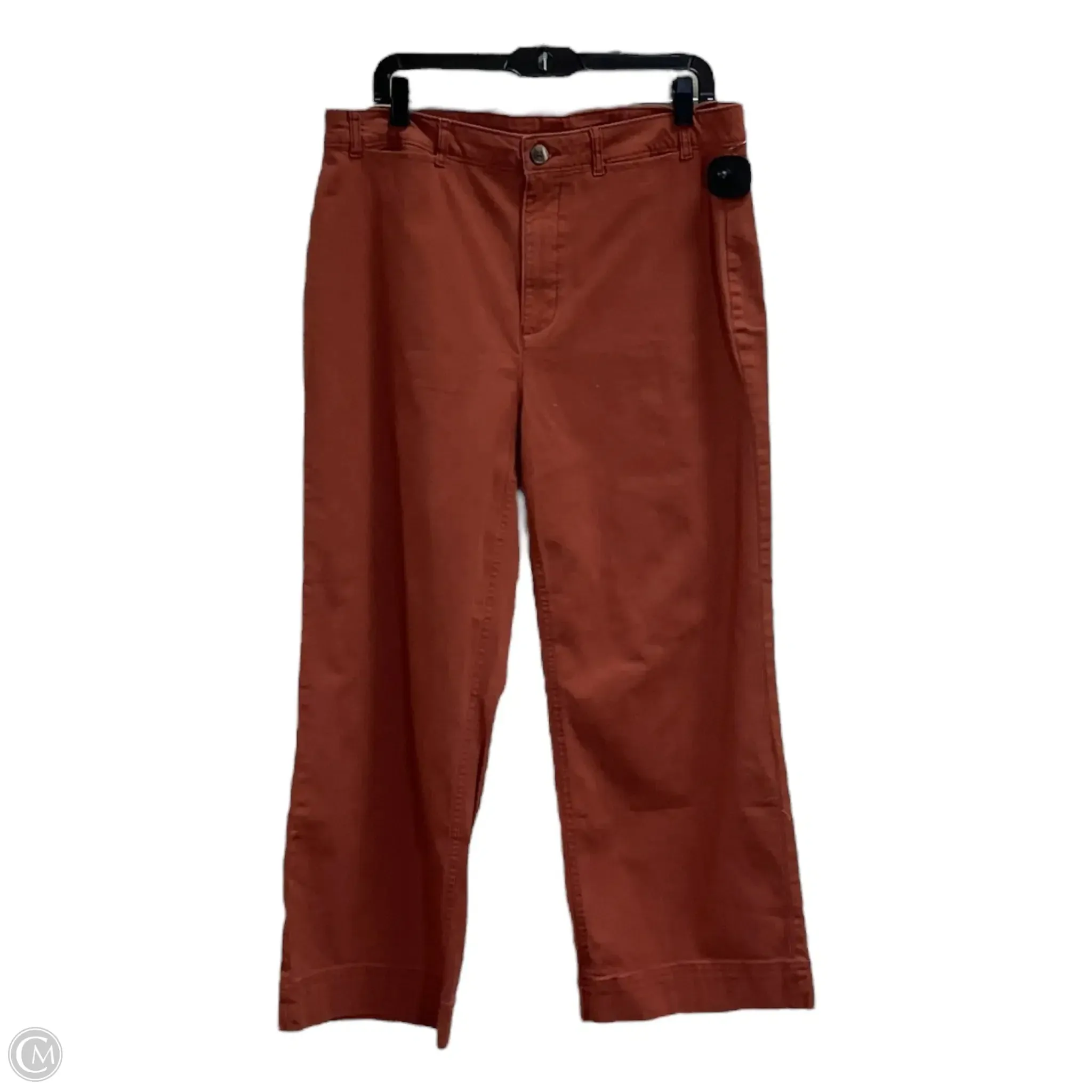 Jeans Wide Leg By Old Navy In Orange Denim, Size: 14