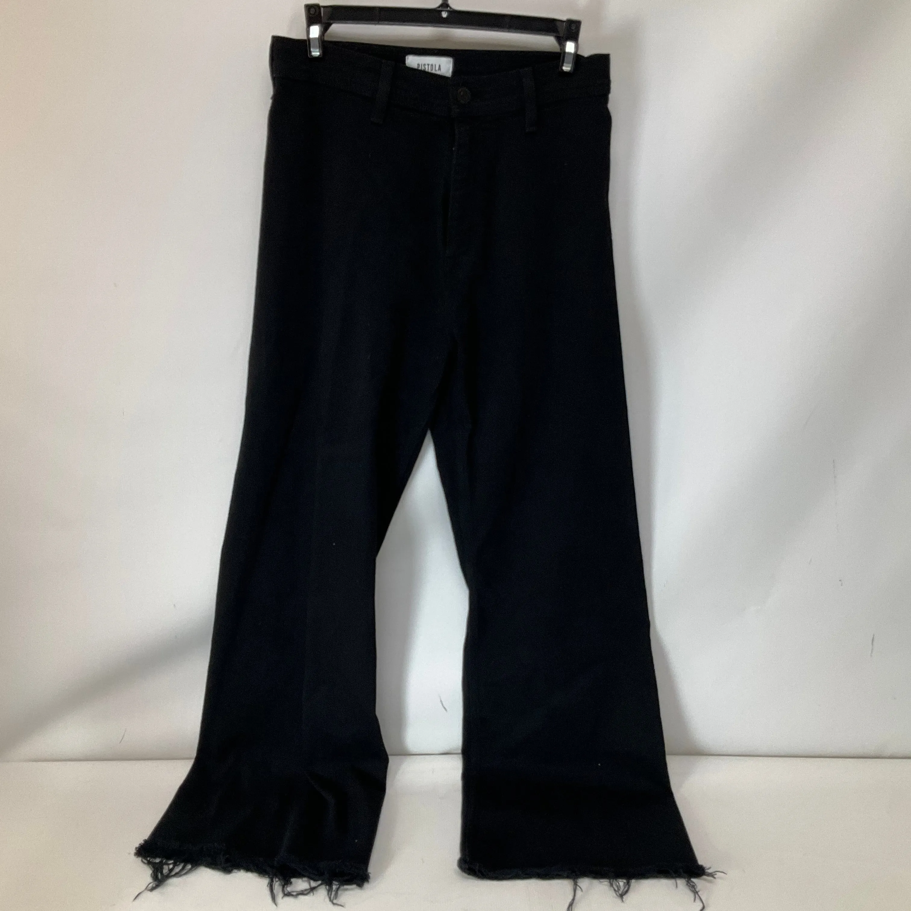 Jeans Wide Leg By Pistola In Black Denim, Size: 6