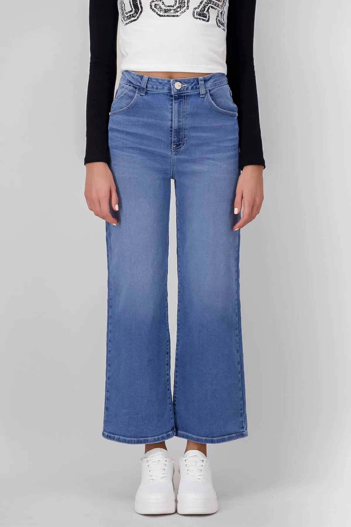 Jeans Wide Leg Lisos
