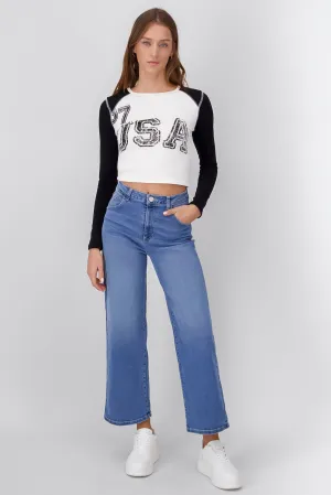 Jeans Wide Leg Lisos