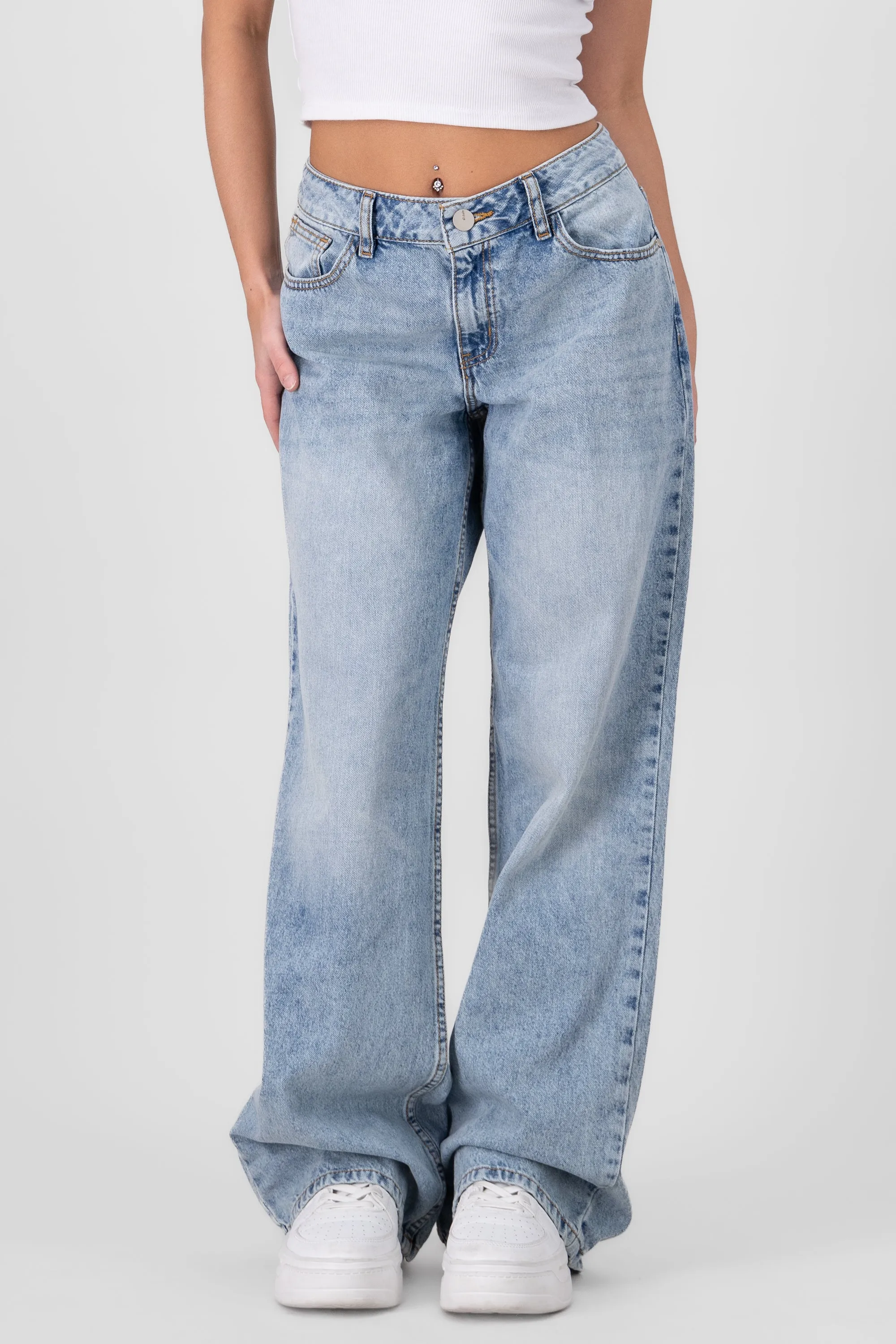 Jeans wide leg pierna ancha