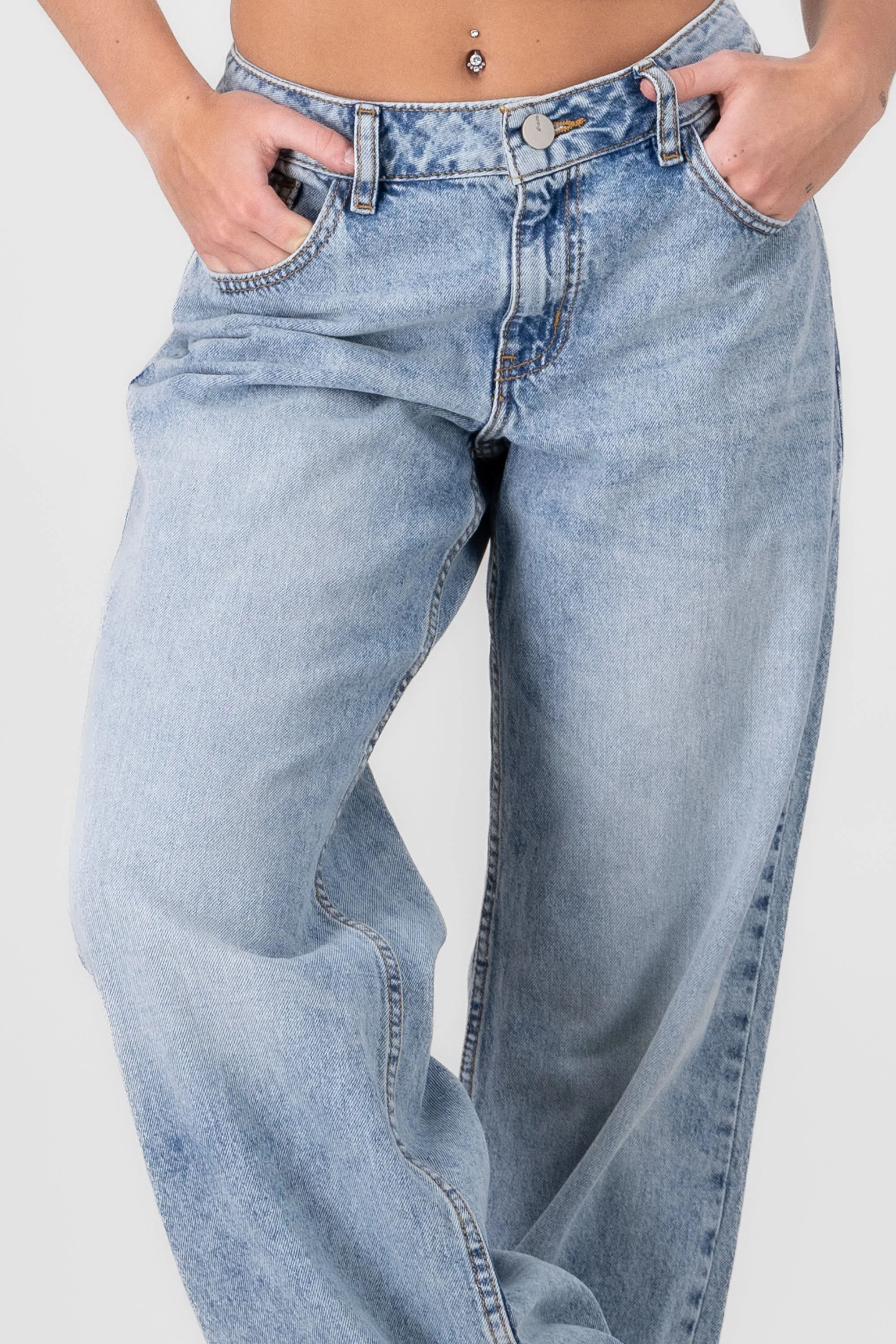 Jeans wide leg pierna ancha