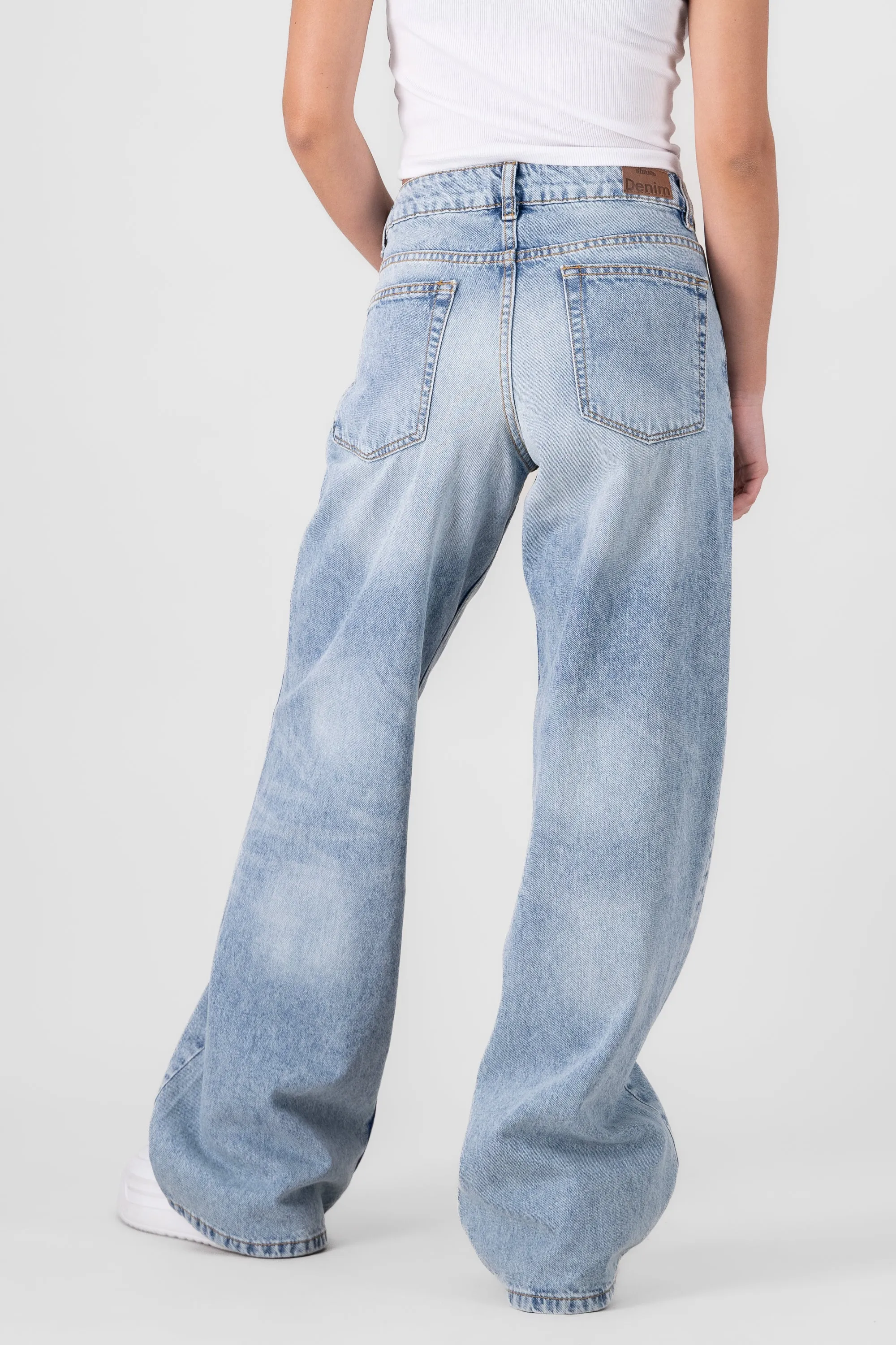 Jeans wide leg pierna ancha