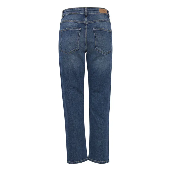 Jeanshose «Twiggy raven» in medium blue von ICHI