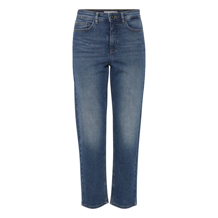 Jeanshose «Twiggy raven» in medium blue von ICHI