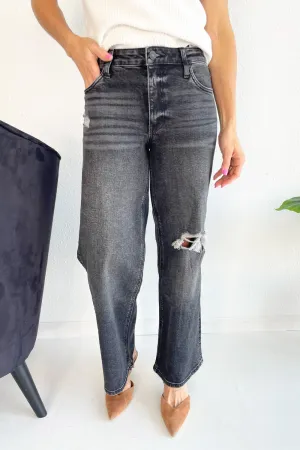 Jodi High Rise- Wide Leg Pack Pockets Regular Hem
