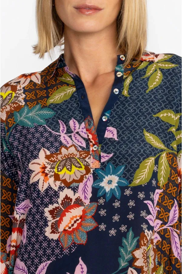 Johnny Was Delfino Lotus Blouse