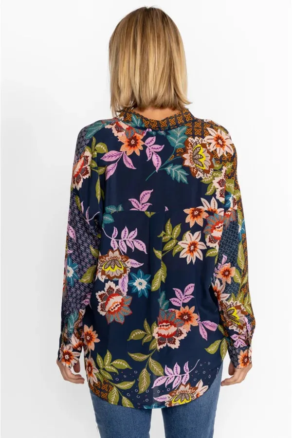 Johnny Was Delfino Lotus Blouse