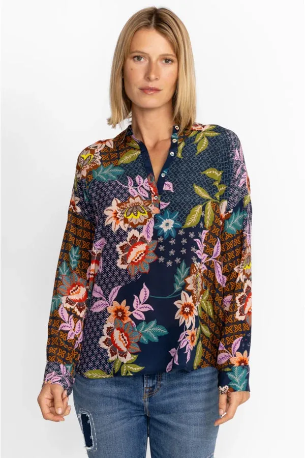 Johnny Was Delfino Lotus Blouse