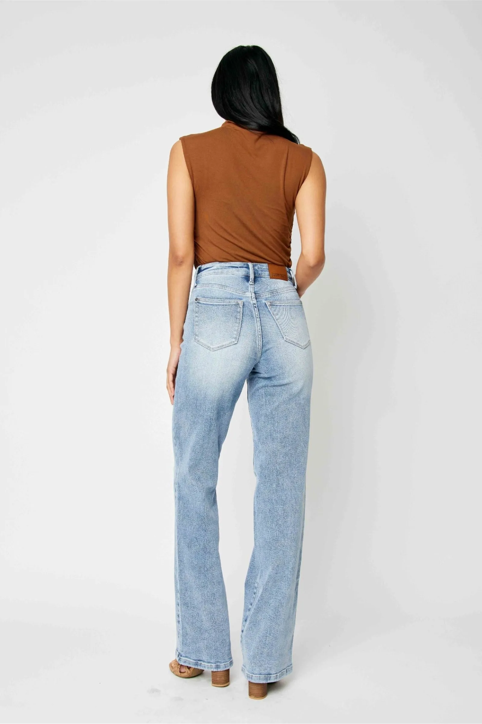 Judy Blue High Waist Front Yoke Retro Jeans