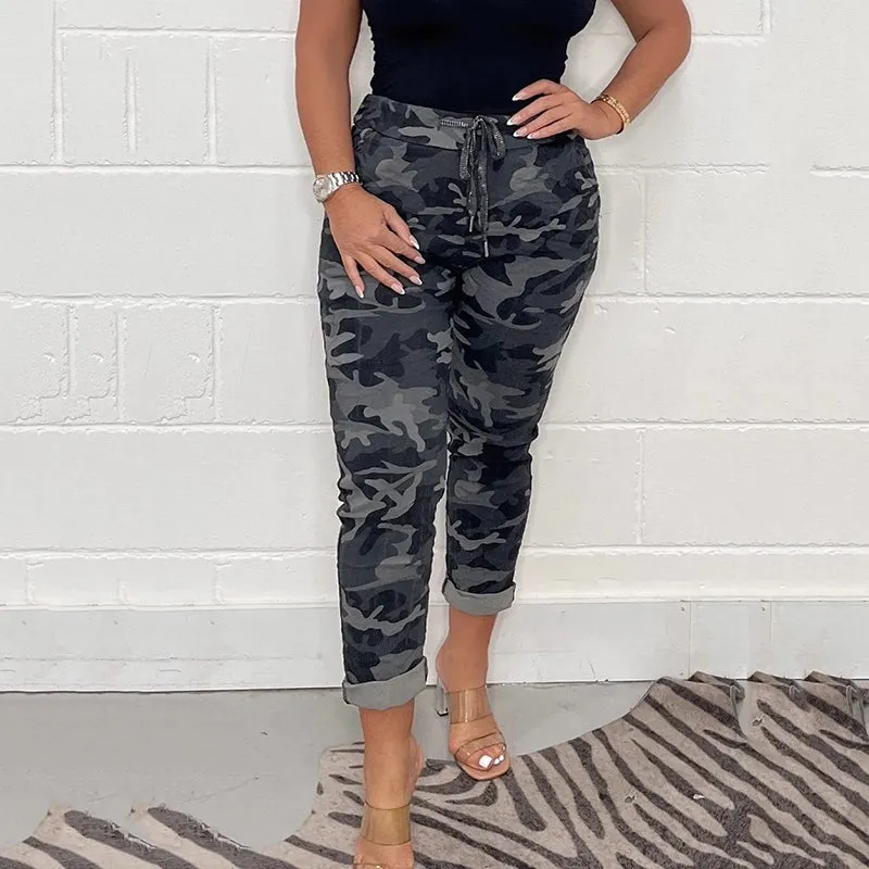 Junita - Trendy Printed Pants for Women