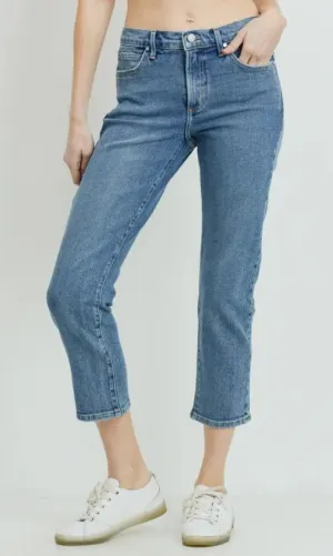 Just Black Denim Cropped Boyfriend Jeans BP300J