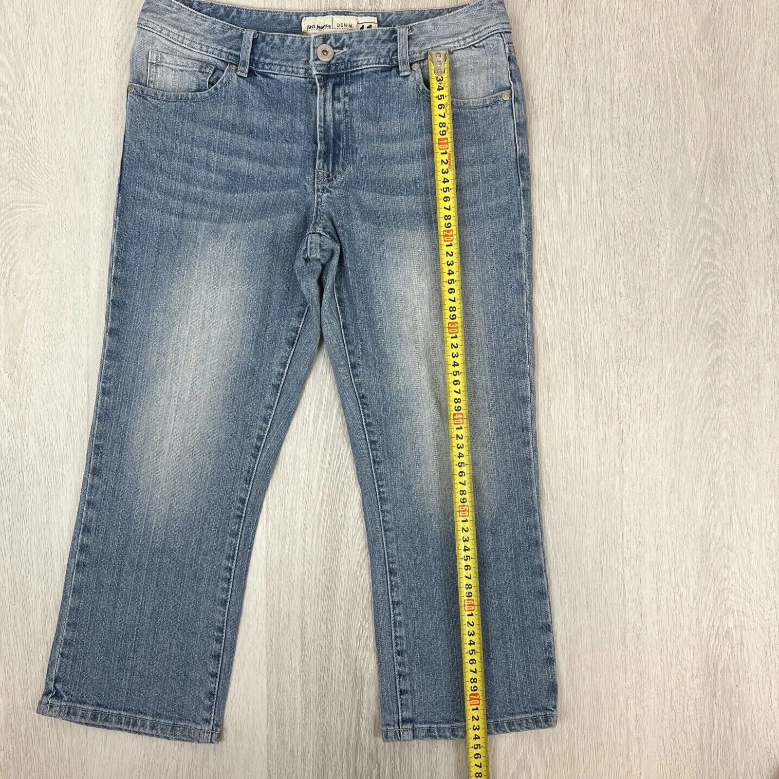 Just Jeans Womens Cropped Denim Jeans Size 11