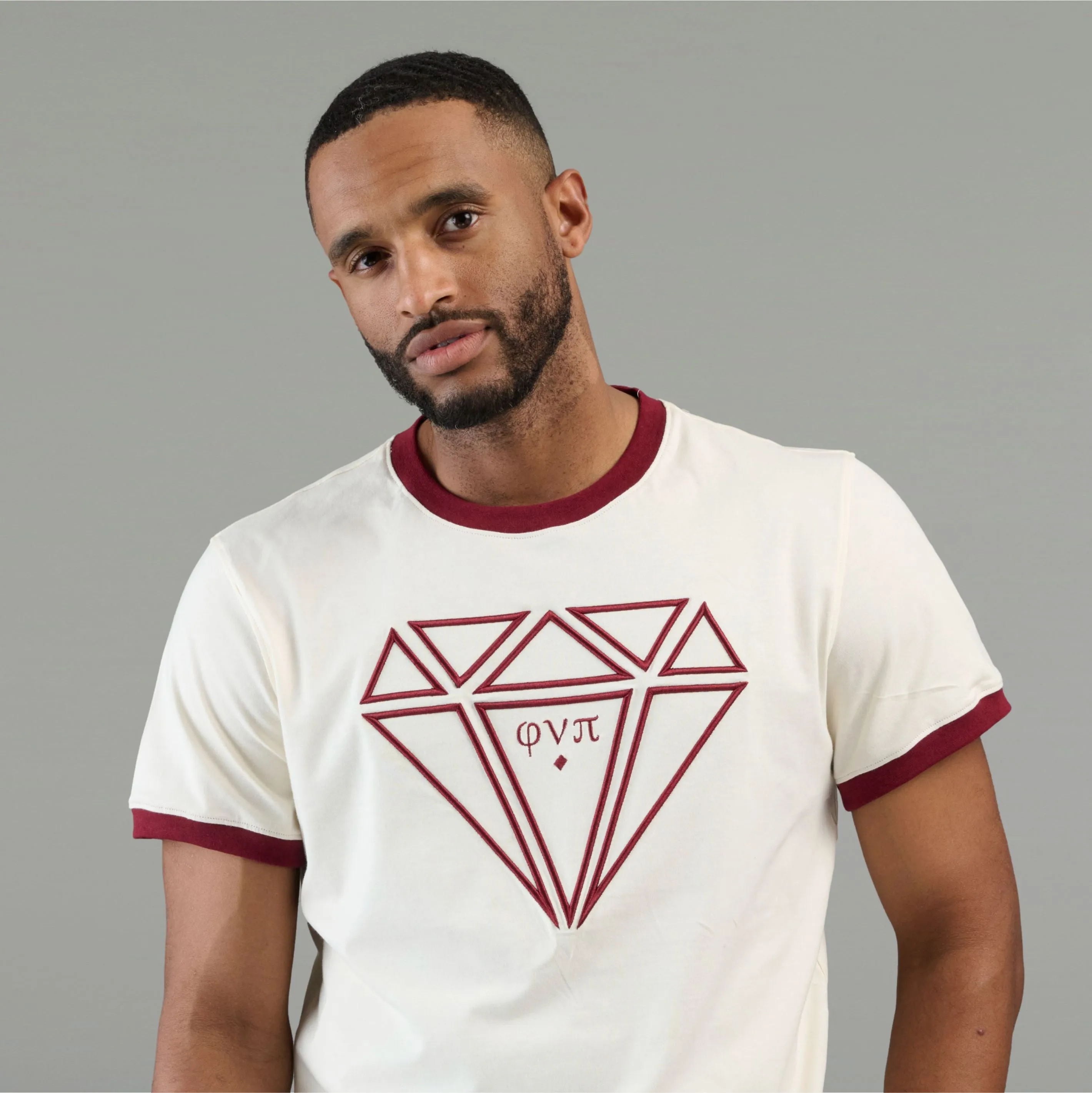 Kappa Alpha Psi Diamond Phi Nu Pi Ringer Tee