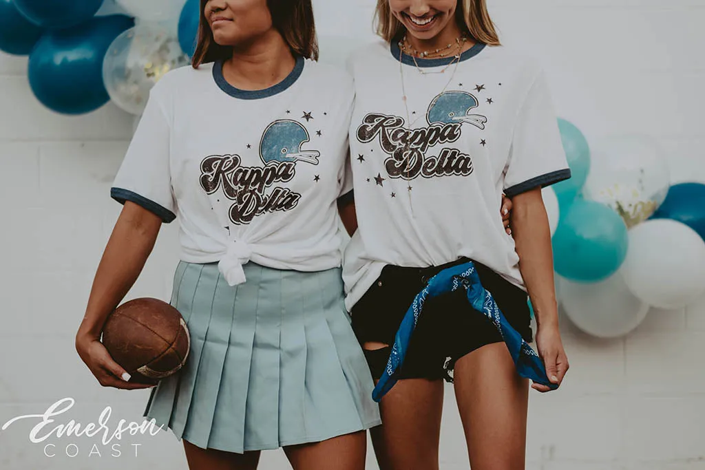 Kappa Delta Retro Game Day Ringer Tee