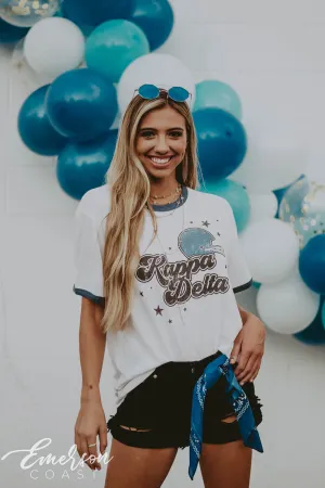 Kappa Delta Retro Game Day Ringer Tee