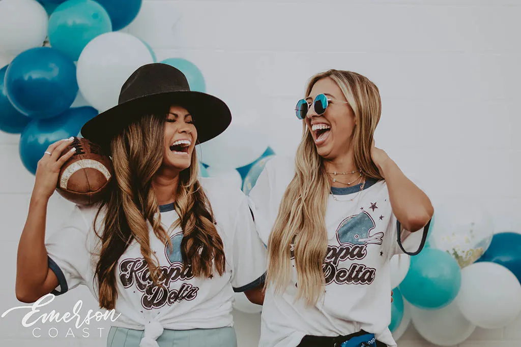 Kappa Delta Retro Game Day Ringer Tee