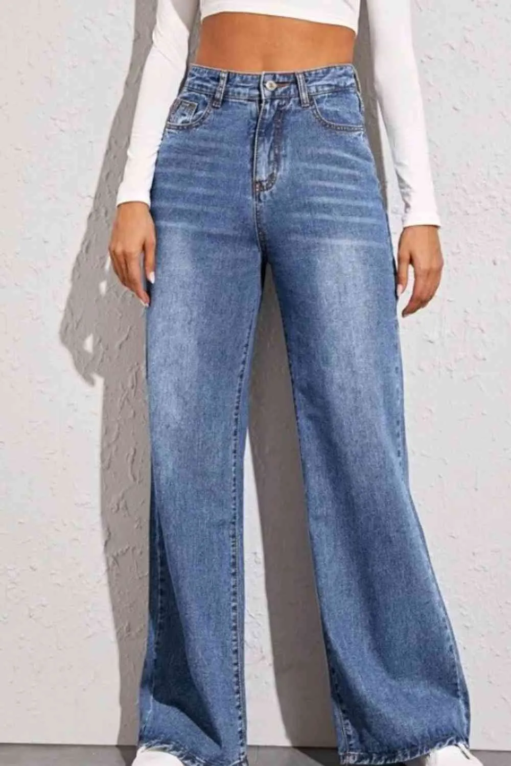KHD High Waist Wide Leg Jeans