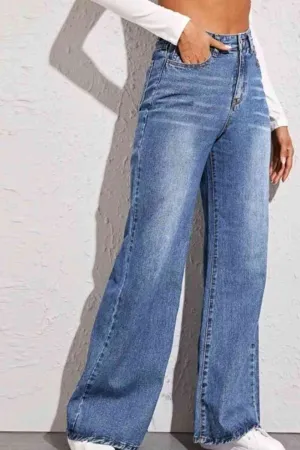 KHD High Waist Wide Leg Jeans