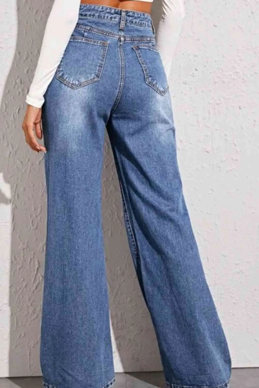 KHD High Waist Wide Leg Jeans