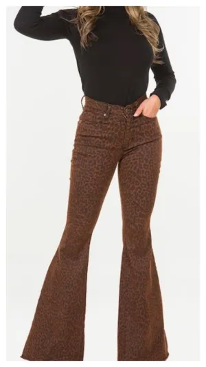 Kicking on the Wild Side wide leg Jeans
