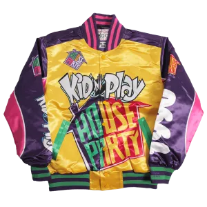 KID N PLAY HOUSE PARTY SATIN JACKET (PURPLE)