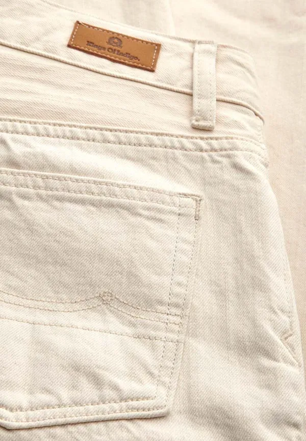KINGS OF INDIGO Caroline cropped jeans clean recycled ecru women