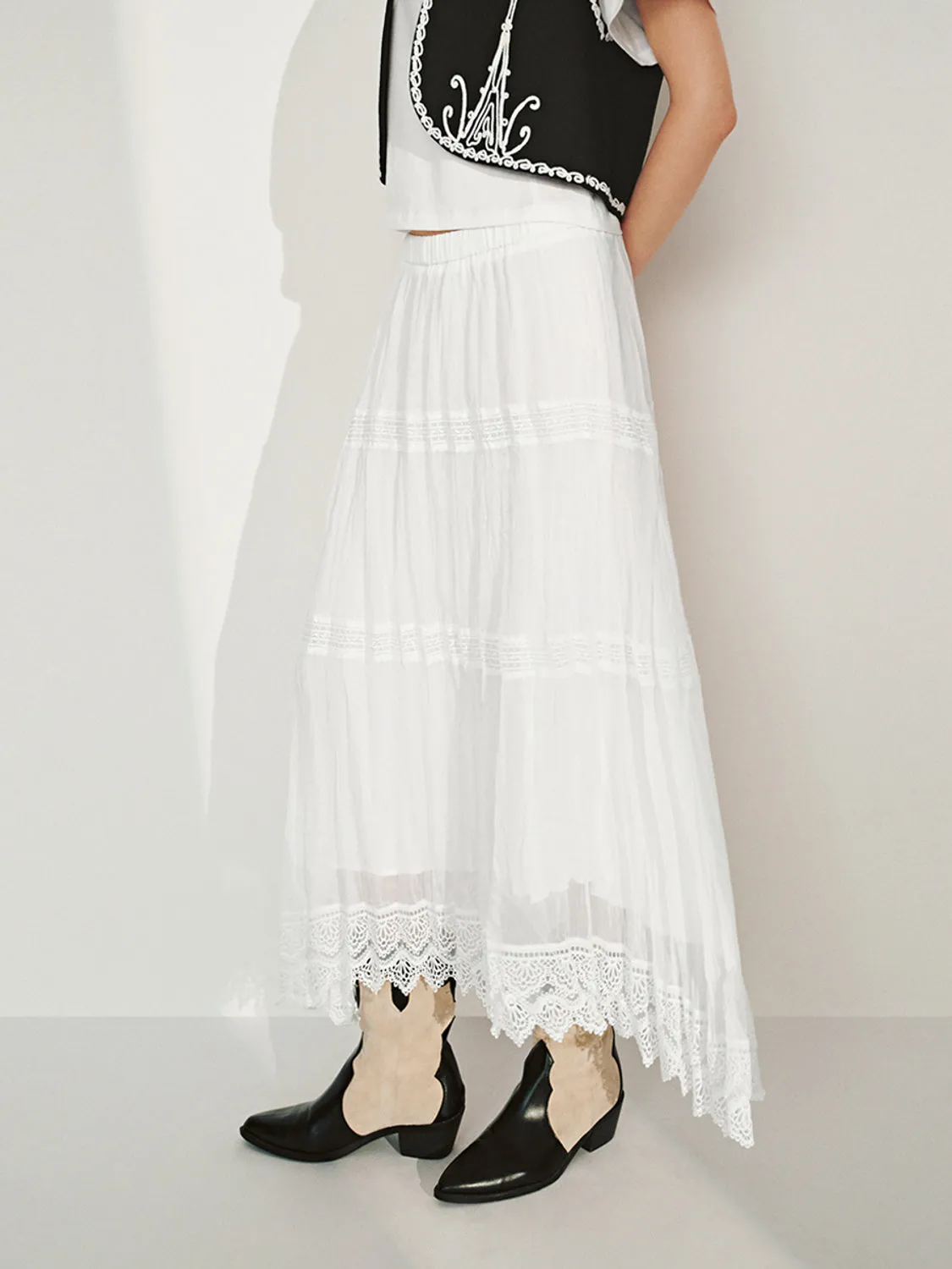 Lace A-Line Skirts