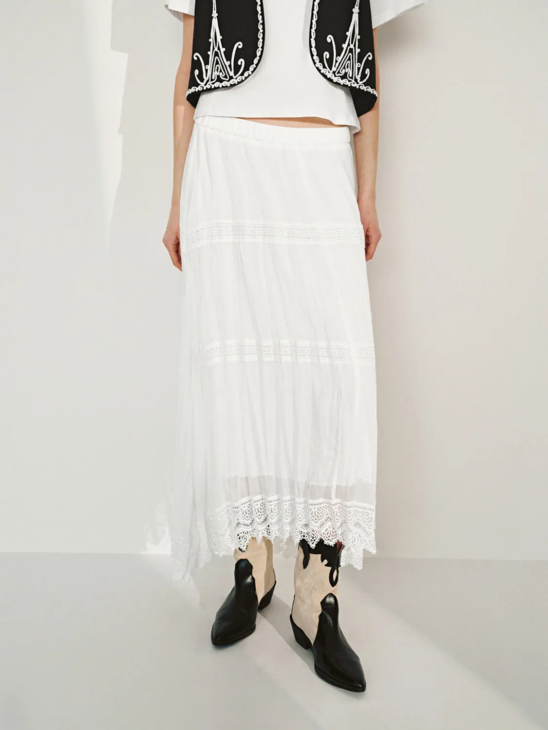 Lace A-Line Skirts