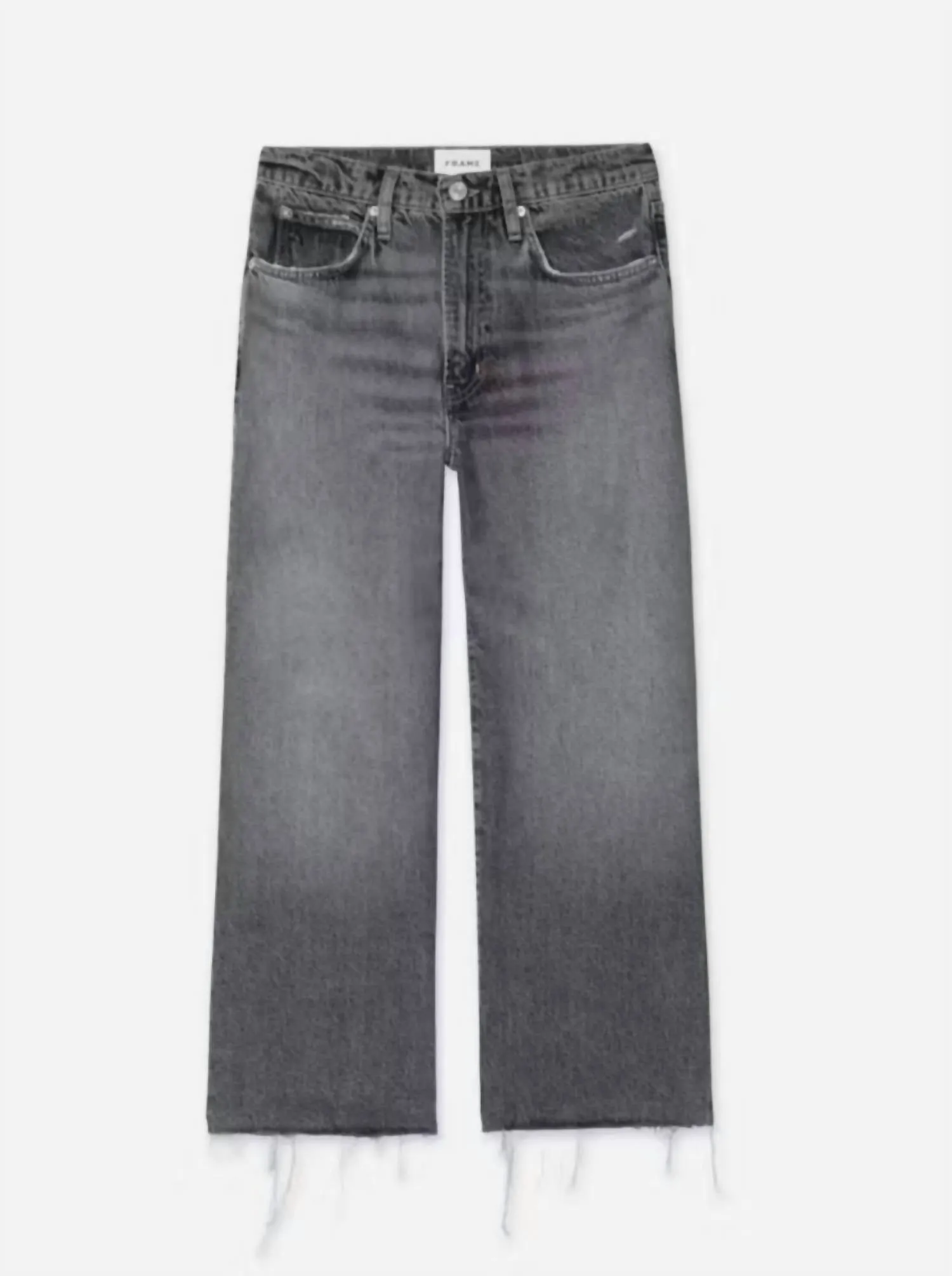 Le Jane Ankle Raw Fray Jeans In Zurich