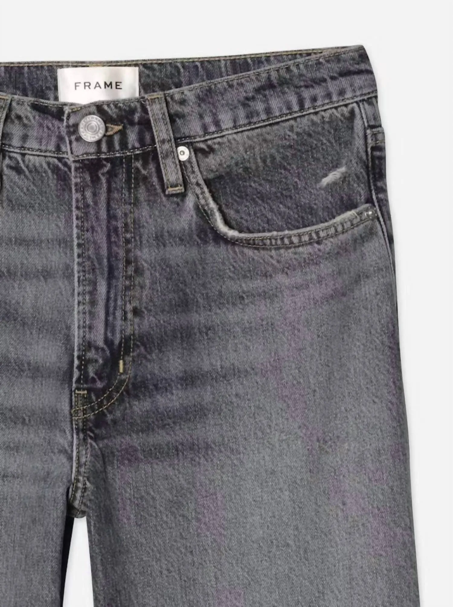 Le Jane Ankle Raw Fray Jeans In Zurich