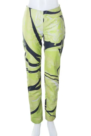 Leather Printed Pants