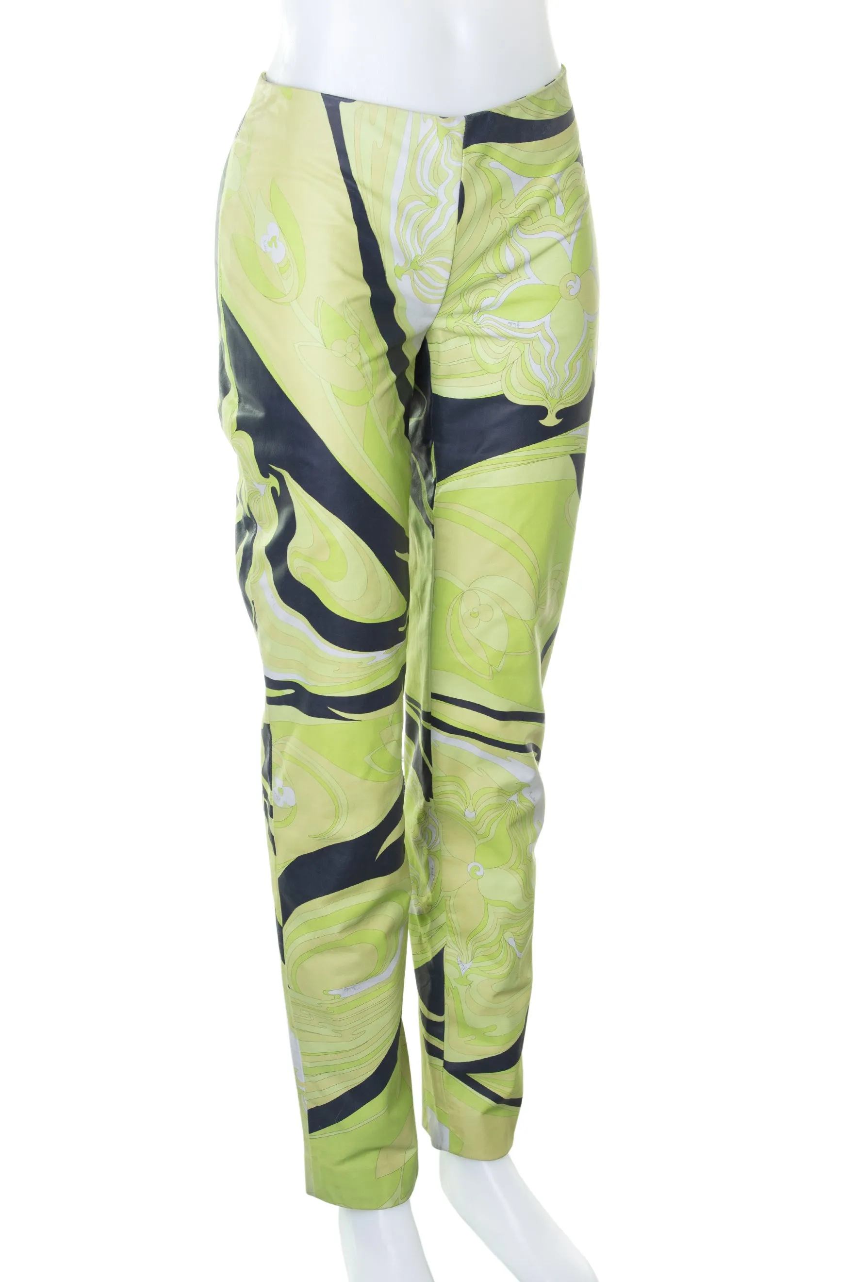 Leather Printed Pants