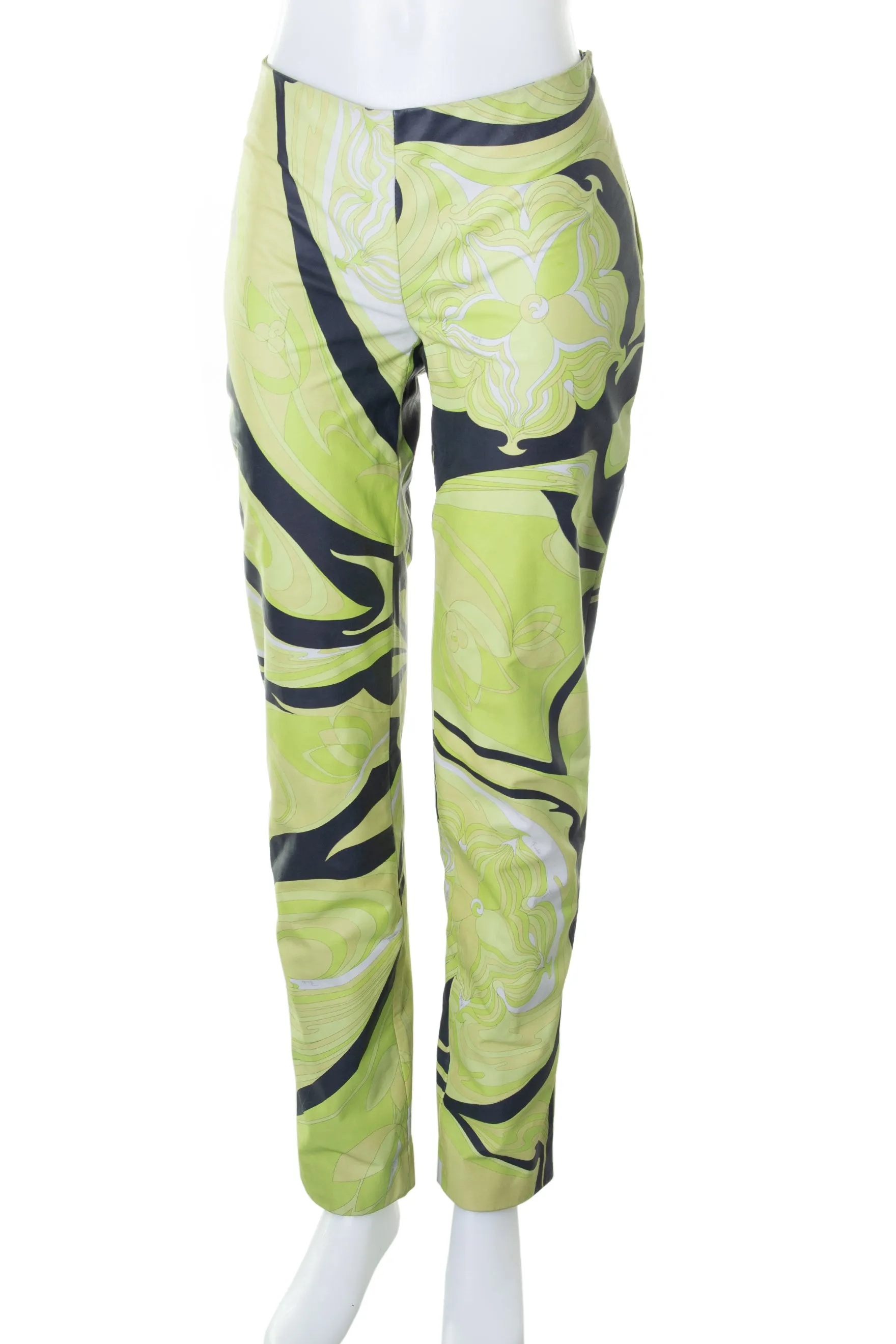 Leather Printed Pants