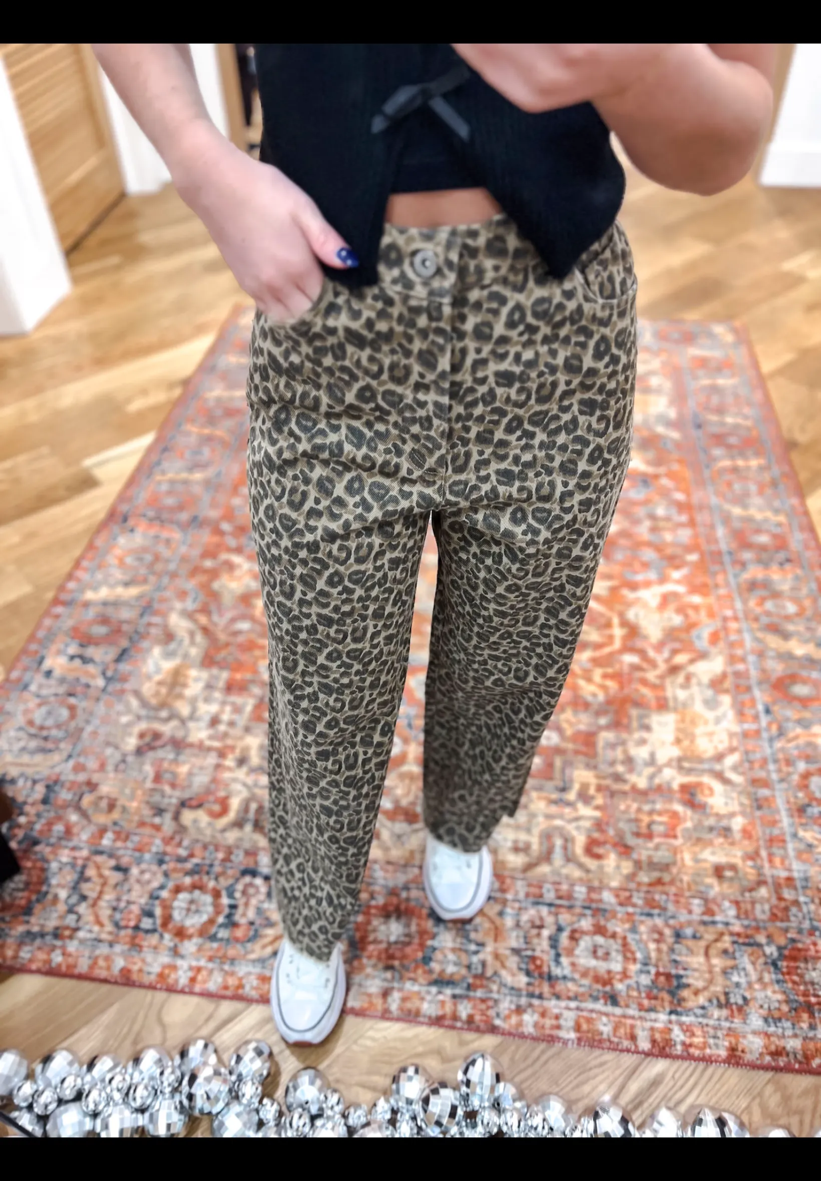Leopard Mocha Pants