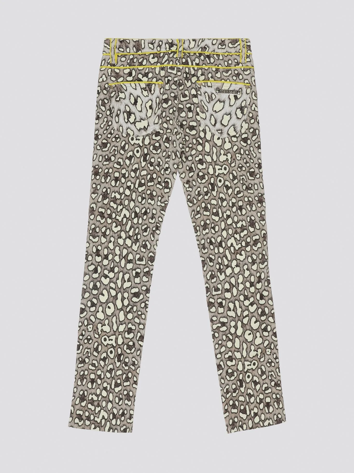 Leopard Print Wide Leg Jeans