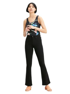 Levi's - 725 High Rise Bootcut Jeans - Night is Black