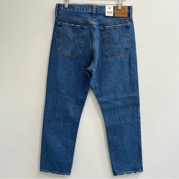 Levi’s Premium Wedgie Straight Leg Jeans High Rise Oxnard Drive Wash 34964-0145
