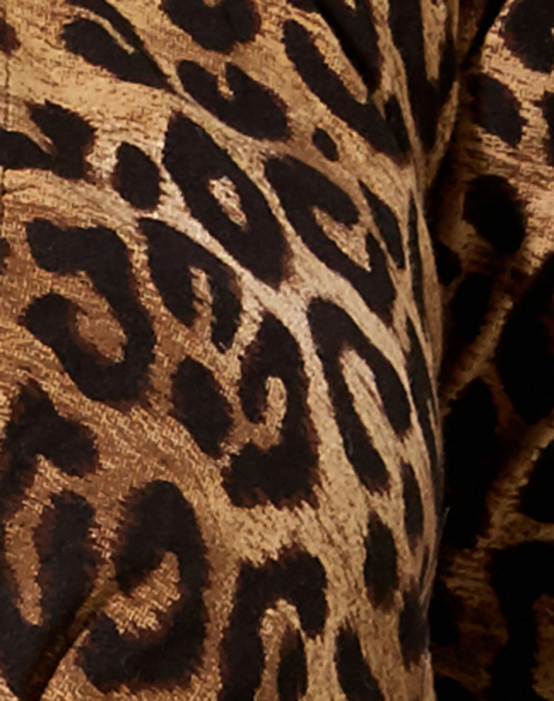 Lieneva Crop Top in Night Leopard Brown