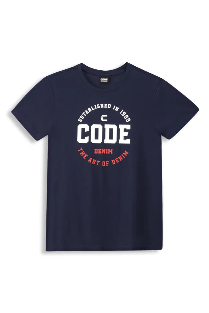 Logo T-Shirt _ 151418 _ Navy
