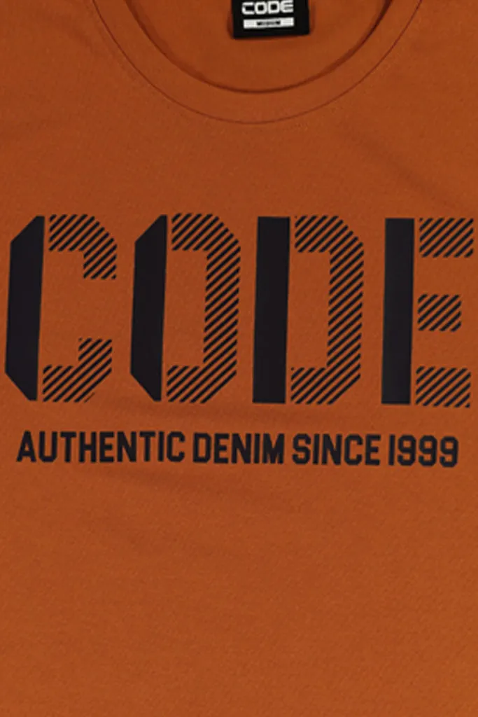 Logo T-Shirt _ 151421 _ Deep Mustard
